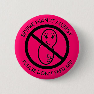Severe Peanut Allergy Button