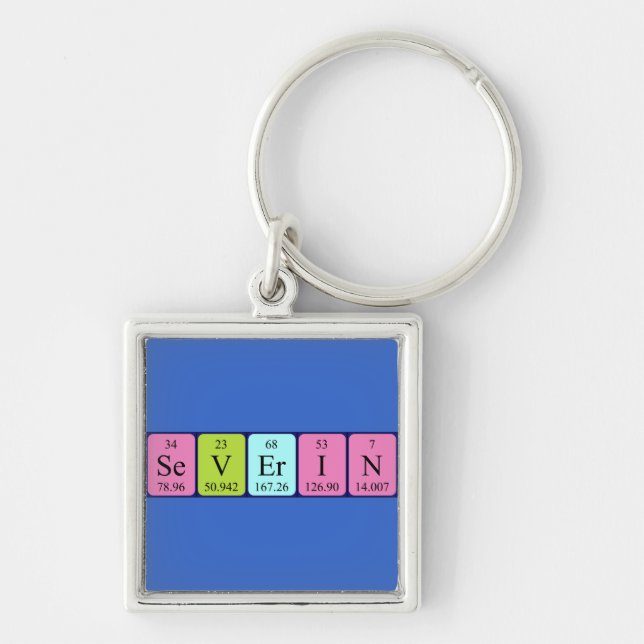 Severin periodic table name keyring (Front)