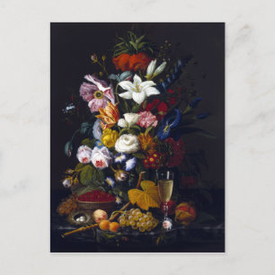 Severin Roesen Victorian Bouquet Postcard