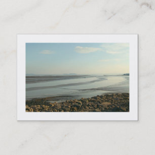 Severn Estuary at Penarth (Bordered) Business Card