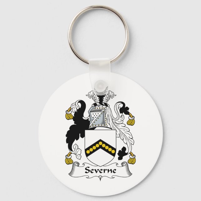 Severne Family Crest Key Ring (Front)