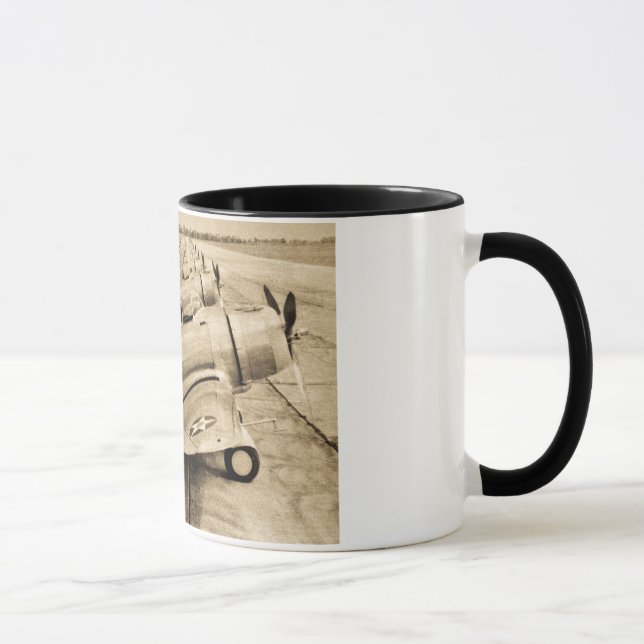 Seversky P-35 Vintage WWII Fighter Planes Mug (Right)