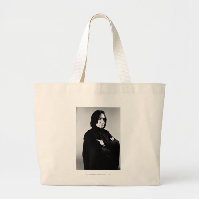 Severus Snape Arms Crossed Large Tote Bag (Front)