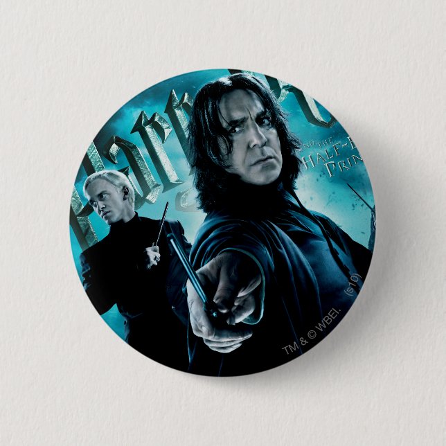 Severus Snape With Death Eaters 1 6 Cm Round Badge (Front)