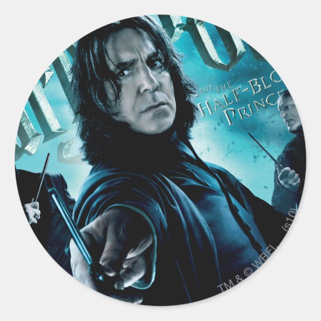 Severus Snape With Death Eaters 1 Classic Round Sticker (Front)