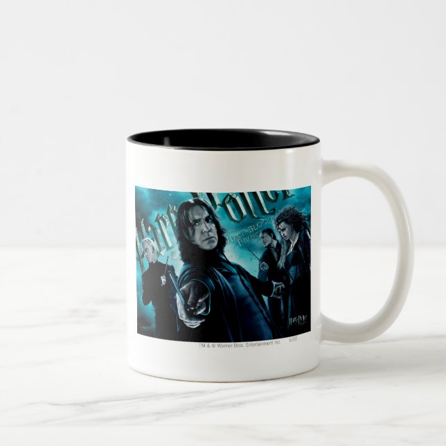 Severus Snape With Death Eaters 1 Two-Tone Coffee Mug (Right)