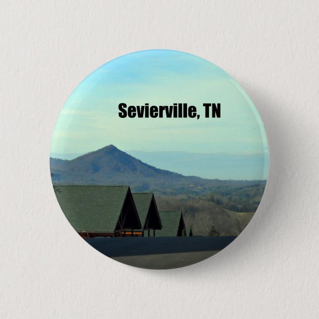Sevierville, Tennessee 6 Cm Round Badge (Front)