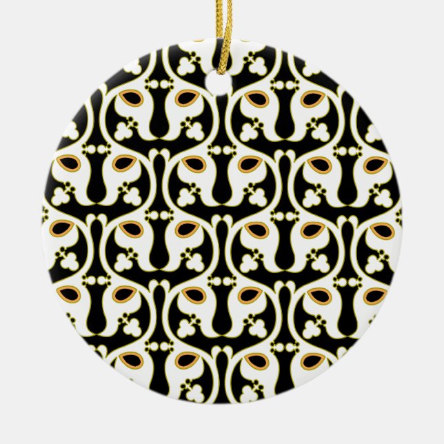 Sevilla Ceramic Tree Decoration (Front)