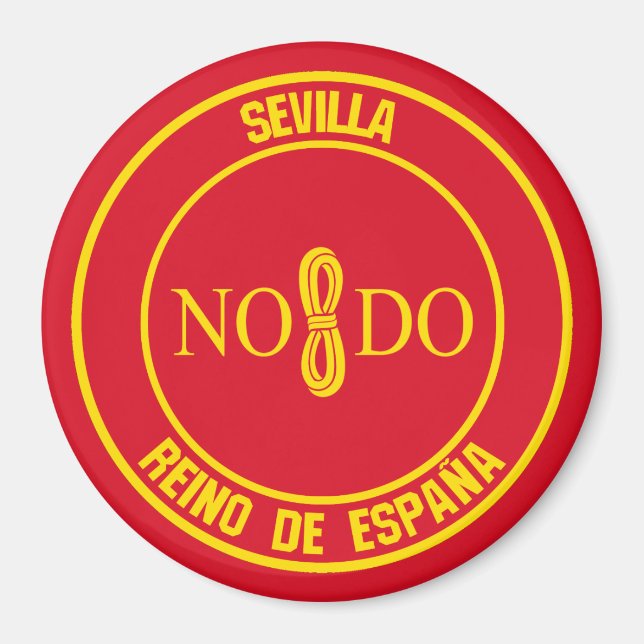 Sevilla Round Emblem Magnet (Front)