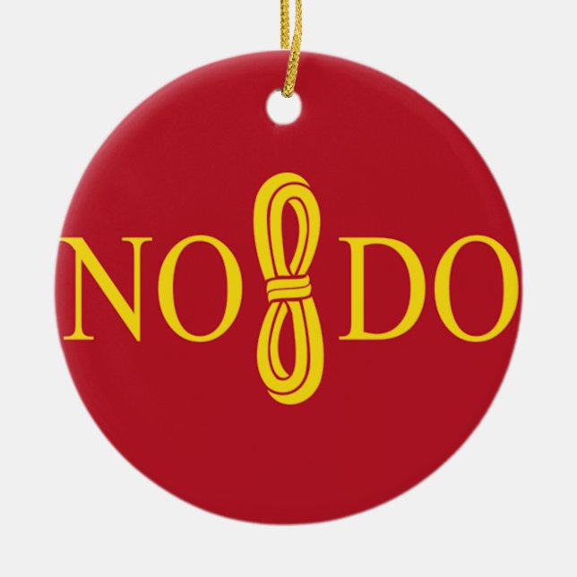 Sevilla (Spain) Ceramic Tree Decoration (Front)