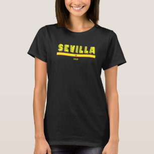Sevilla Spain  Spanish Flag Espana Tourist Souveni T-Shirt
