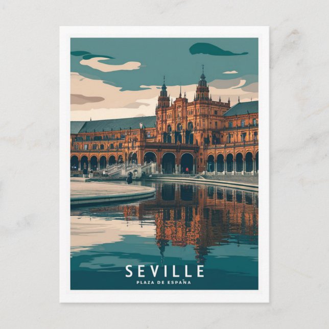 Seville Plaza De España Postcard (Front)