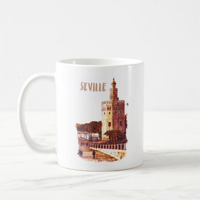Seville Spain Andalucia Travel Coffee Mug (Left)