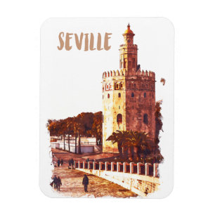 Seville Spain Andalucia Travel Magnet