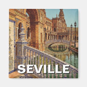 Seville Spain Plaza de Espana Magnet