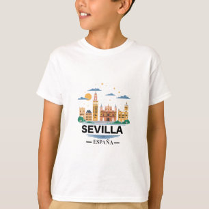 Seville Spain Souvenirs From Sevilla España Sevill T-Shirt