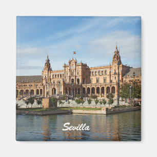Seville Spain square Magnet