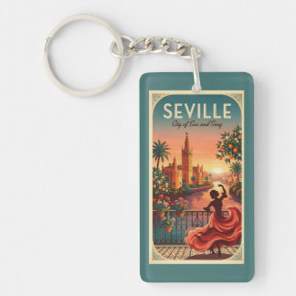 Seville Sunset Flamenco Key Ring