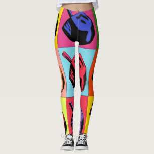 Sevivon Pop Art Leggings
