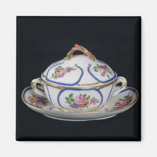 Sevres bowl and plate, 1764 magnet