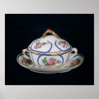 Sevres bowl and plate, 1764