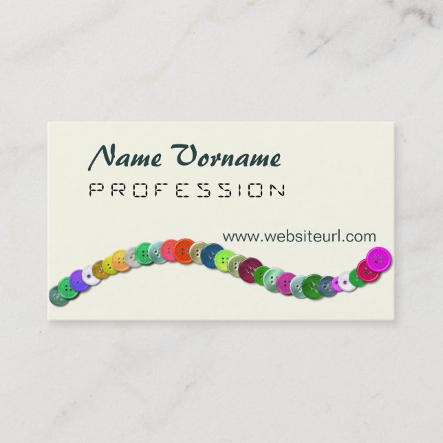 sew business card (Front)