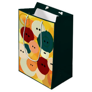 Sew Buttons Medium Gift Bag