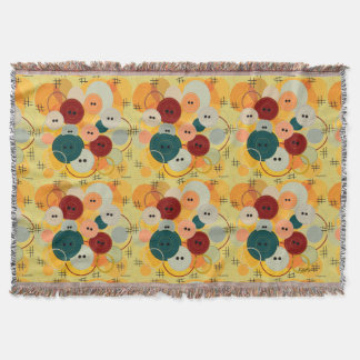 Sew Buttons Throw Blanket