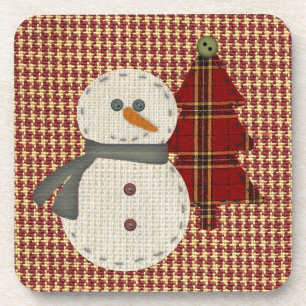 Sew Christmas Cork Coaster