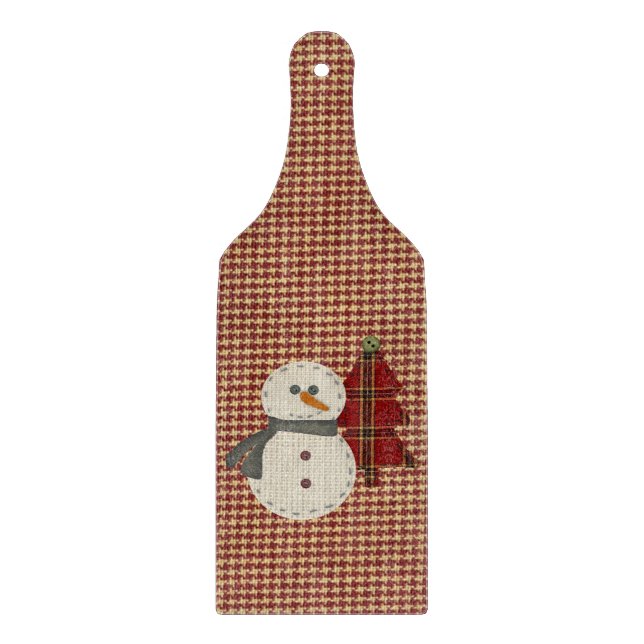 Sew Christmas Glass Cutting Board (Front)