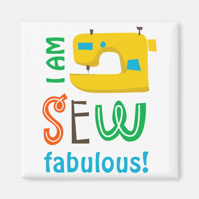 Sew Fabulous Magnet (Front)