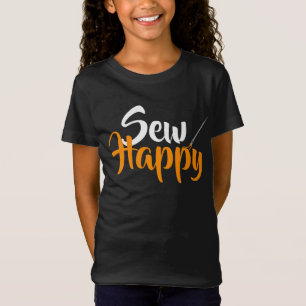 Sew Happy   Funny Gifts Quilting Lover T-Shirt