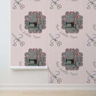 Sew Little Time Wallpaper