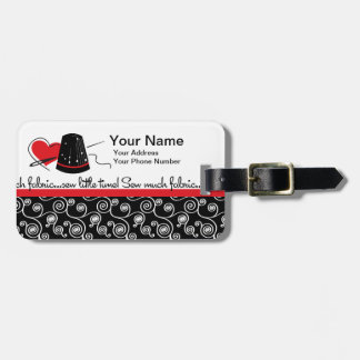 Sew Much Fabric Luggage Tag