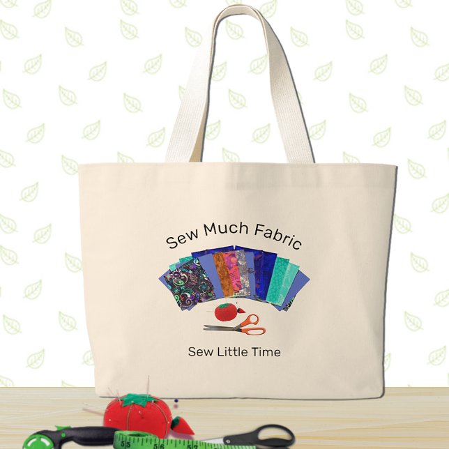 Sew Much Fabric Quilter's  Large Tote Bag (Creator Uploaded)