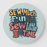 Sew Much Fun Sew Little Time Retro Stitch Art