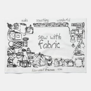 Sew With Fabric American MoJo Kitchen Towel