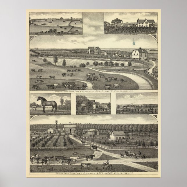 Seward Farms, Nebraska Poster (Front)