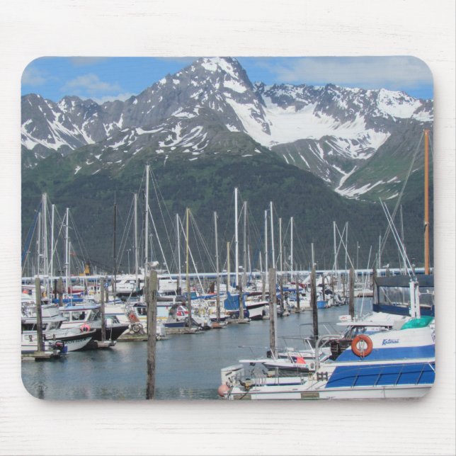 Seward Harbour, Alaska Mouse Pad (Front)