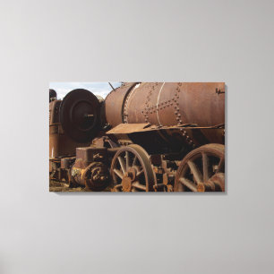 Seward Peninsula, Alaska, Train to Nowhere Canvas Print