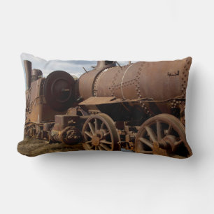 Seward Peninsula, Alaska, Train to Nowhere Lumbar Cushion