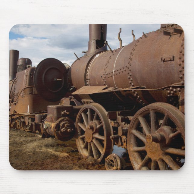 Seward Peninsula, Alaska, Train to Nowhere Mouse Pad (Front)