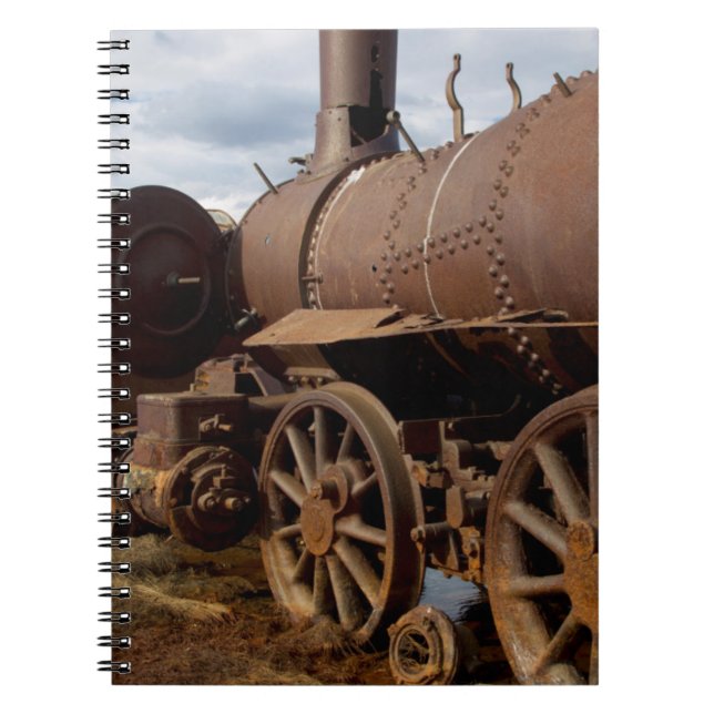 Seward Peninsula, Alaska, Train to Nowhere Spiral Notebook (Front)