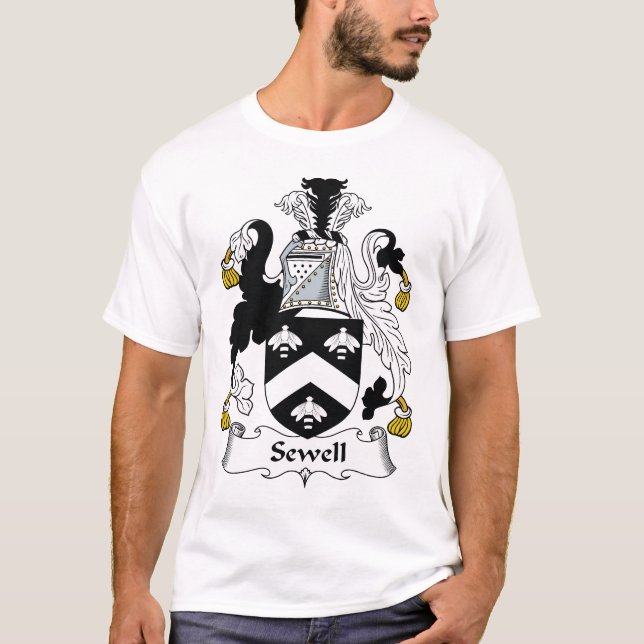 Sewell Family Crest T-Shirt (Front)