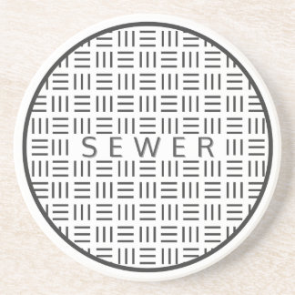 Sewer Manhole Lid Coaster