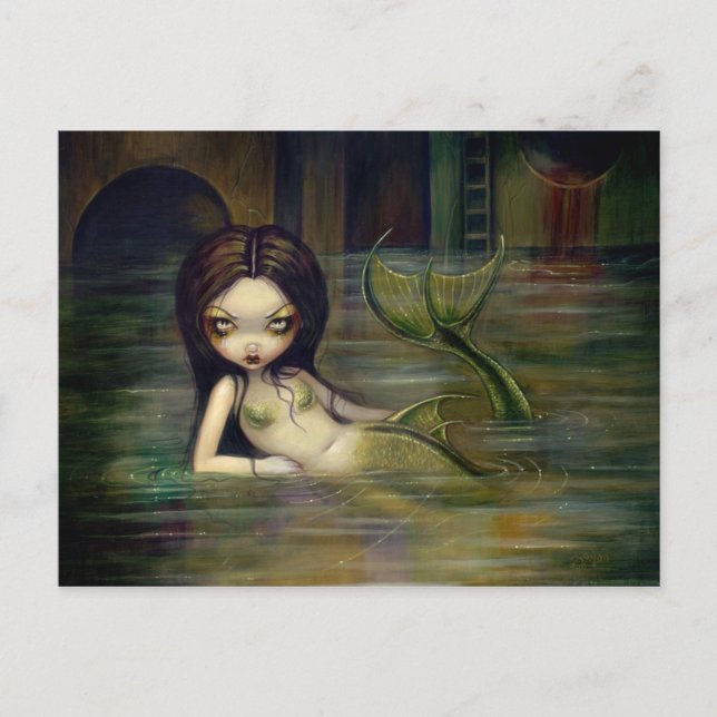 "Sewer Mermaid" Postcard (Front)