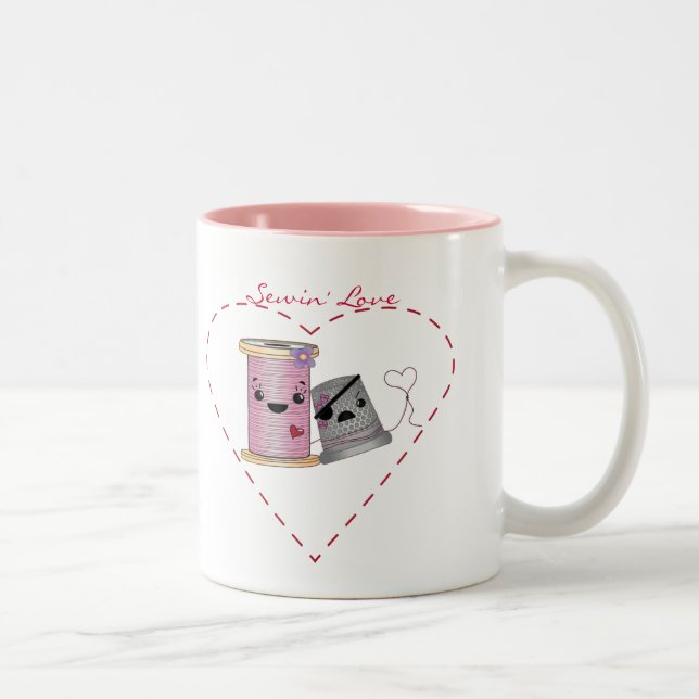 Sewin' Love Coffee Mug (Right)