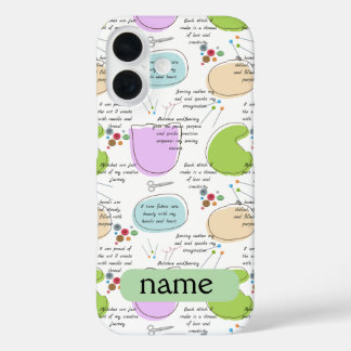 Sewing Affirmations  for Crafters ,Sewing quotes iPhone 16 Case