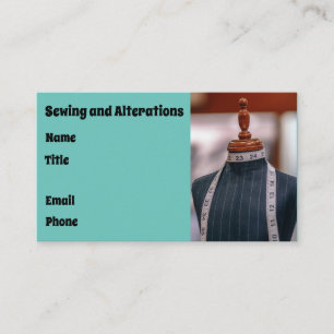 Sewing & Alterations Business Card