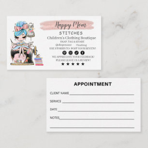  Sewing Business Card Fashion Designer 